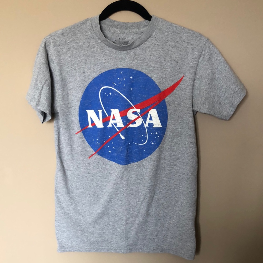 Cotton NASA Grey T Shirt